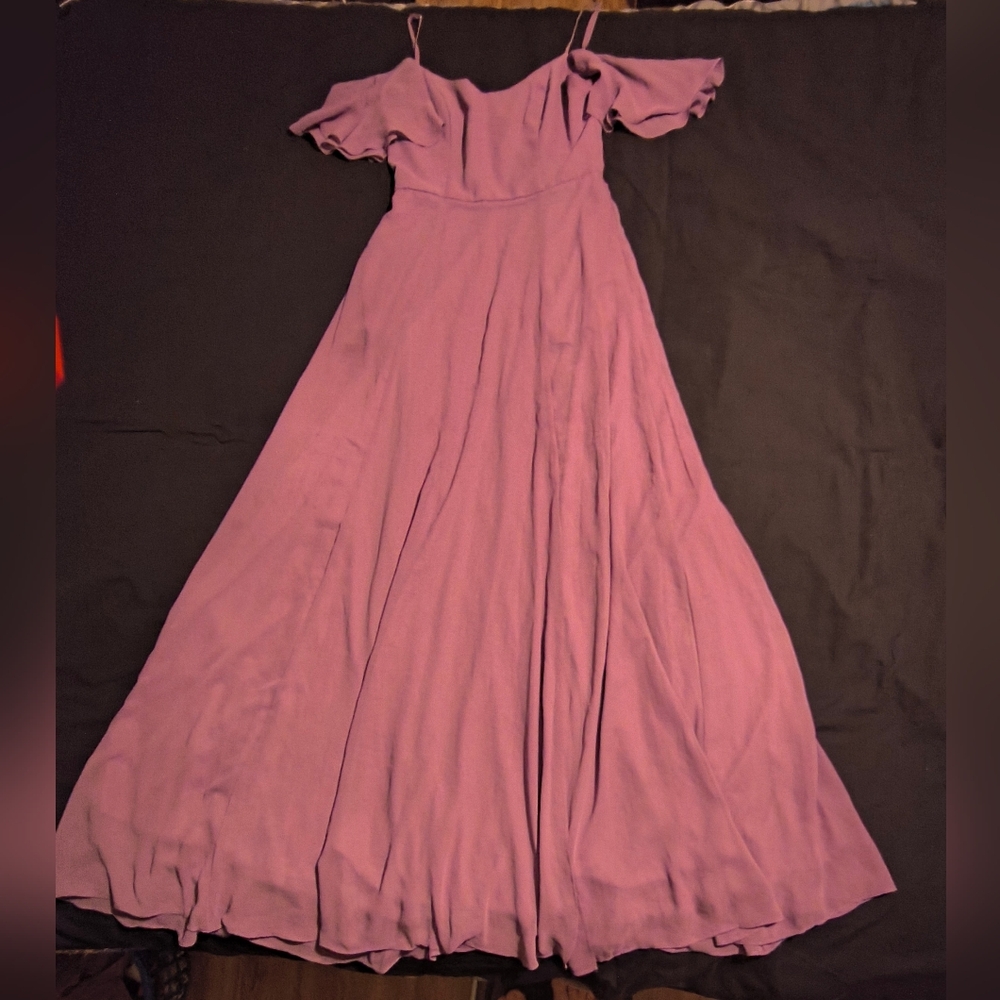 Elegant Purple Women's Dress